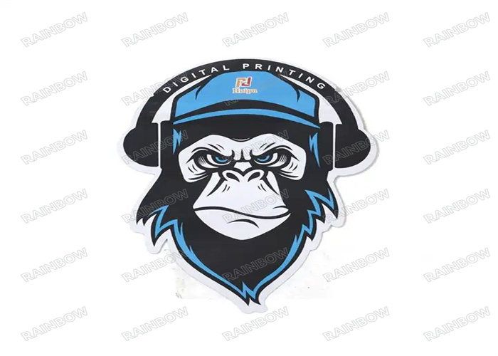 good quality Custom Smell Proof Special Shaped Chimpanzees Die Cut Bags Wholesale Mylar Sachet 3.5g wholesale